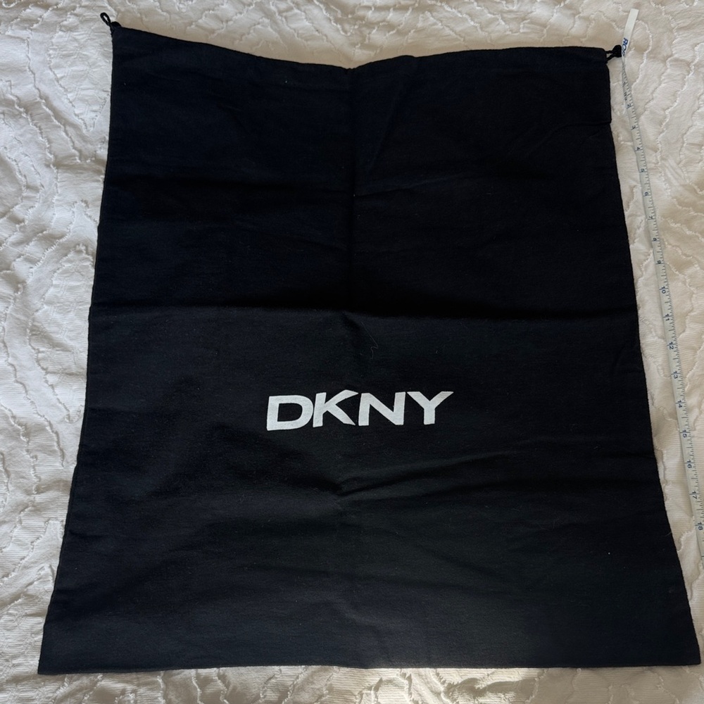 DKNY Black Drawstring Bag